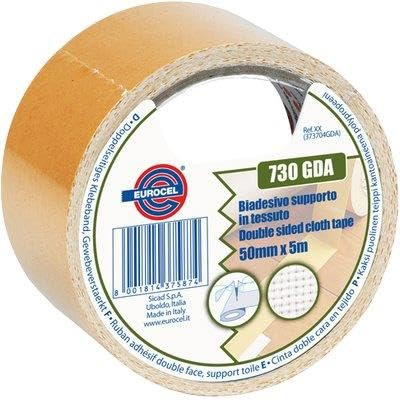 nextradeitalia 6PZ NASTRO BIADESIVO 730 GDA EUROCEL MM 50 ML 5 L MT 5 Mod.FERX.VIRWTEXRXI