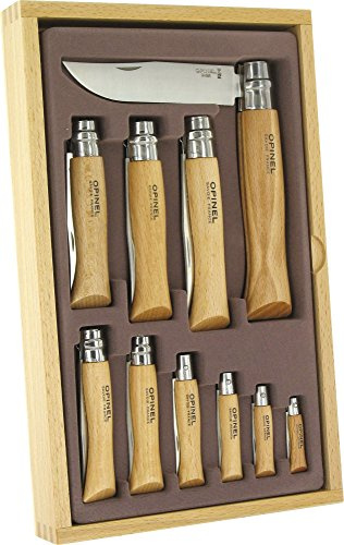 Opinel Ramasse Monnaie Couteau Lame INOX Assortis - Vendu par 10
