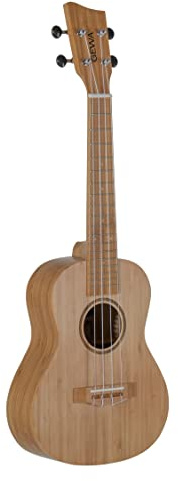 GEWA Concert Ukulele Manoa - Bambus massiv - Natur seidenmatt - inkl. gepolstertem Gig Bag - K-CO-BB