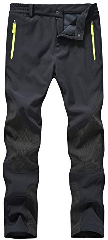 donhobo Damen Wanderhose Wasserdicht Softshellhose Outdoorhose Winddicht Warm Gefüttert Winterhose Skihose Snowhose Trekkinghose