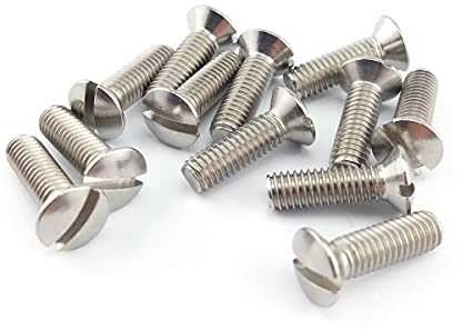 Viti per metallo, testa fresata bombata Fendue TFB in acciaio inox DIN 964 (M3 x 12) x50