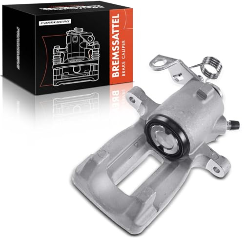 Frankberg Brake Caliper Disc Brake Rear Left aluminium casting Compatible with A3 8L1 TT 8N3 Leon 1M1 B.o.r.a 1J2 Golf IV 1J1 New Beetle 1C1 9C1 Replace# 8N0615423B