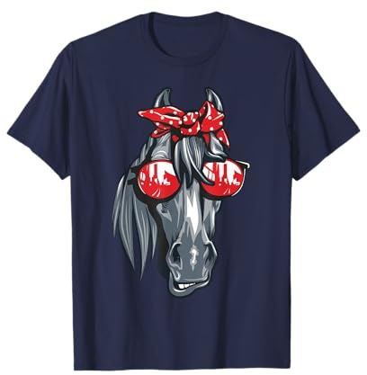 Cheval Shirt Femme Cadeaux Cheval Fille équestre Cavalier T-Shirt