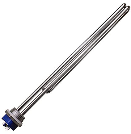 Heating Element 240v 6500w High Wattage Immersion Water Heater Element Foldback Tube Screw In Heater With 1 NPT Thread