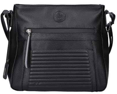 Rieker H1481, Tracolla Donna, Nero, s