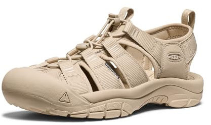 KEEN Herren Newport H2 Wassersandalen mit geschlossener Zehenpartie, Einfarbig/Safari, 12