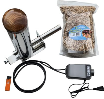 DYMBOX Generatore di fumo per affumicatoio da 2,3 litri con posacenere