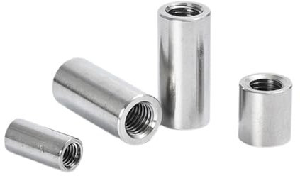 304 Edelstahl M8 M10 M12 M14 M16 Zylindrische Kupplungsmutter Verlängerungskupplung Schraubenabdeckung Rundverbinder (Size : M16X24X30-1PCS)