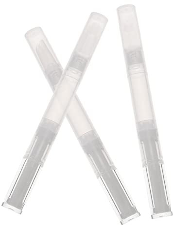 DOITOOL 3piezas Frascos Cosméticos para Rellenar Esmalte De Labios Loción Perfume Transparentes Portátiles y Duraderos