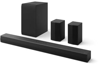 LG Soundbar for TV 5.1 Ch with Dolby Audio and Rear Speakers S55TR