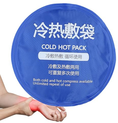 Impacco Gel Caldo Freddo Compressa Gel Curativa Riutilizzabile Avanzata | Impacco Caldo Freddo Per Rigidità Muscolare Microonde Congelatore Sicuro Senza BPA Per Casa Ufficio Palestra Viagg