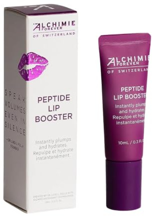 Alchimie Forever Peptide Lip Booster – Aufpolsternde Formel mit Peptiden für eine feuchtigkeitsspendende Lippenpflege mit Volulip & Maxilip von Sederma – Lippenbalsam für trockene Lippen – 10 ml