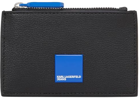 Karl Lagerfeld Jeans Damen Box Logo Zip Cardholder Schwarz One Size