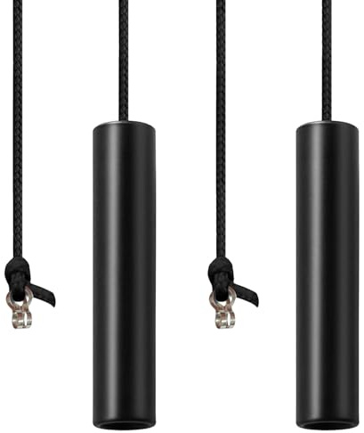 DIPZO 2PCS Bathroom Light Pull, Black Pull Cord Handle 150cm Extension, Easy Install Universal Light Cords for Ceiling Fans/Lights, Minimalist Bathroom Light Pull Accessories