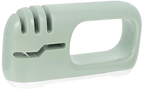 HOMSFOU Wet Stone Sharpening Kit with Sturdy Stone Holder for Kitchen and Scissors Durable Carbon and Sharpener Multifunctional Manual Tool for Home Use