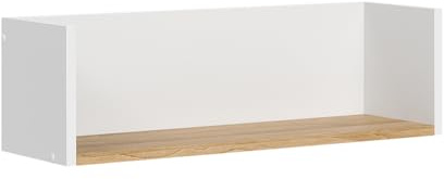 Vicco Wandregal Viktor, Weiß/Artisan, 67.8 x 20 cm | zur Wandmontage für Bücher, Dekoration oder Badutensilien