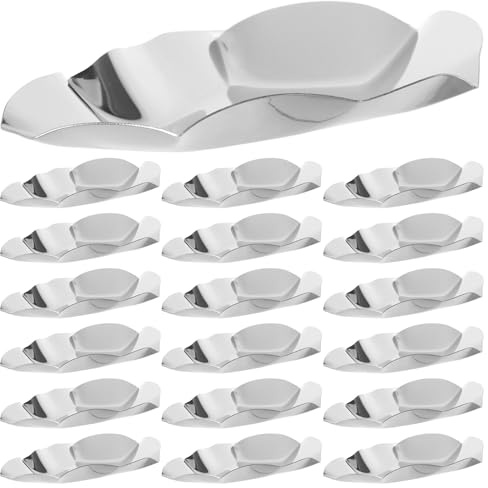 TOYANDONA Bandeja de ostras de acero inoxidable de 20 piezas para asar, barbacoa y cocinar al vapor. Plato versátil de metal para mariscos. Bandeja reutilizable para hornear ostras para restaurantes