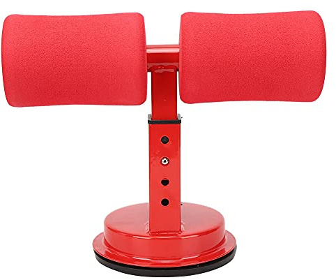 ZJchao Crunches Assistant Sit Up Aid Waist Reduction Abdominal Fitness Equipment for Home Gym (Red abdominal abdomen)