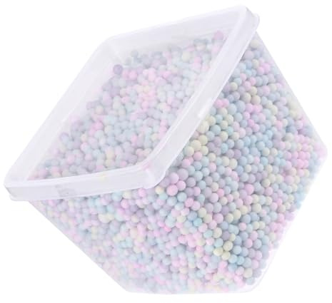 Gadpiparty Runde Kissenperlen für Sitzsäcke Mikroschaum-pellets Füllung für Bodenkissen Gaming-liegen und DIY-bastelprojekte Leicht und Einfach zu Transportieren Arrangieren