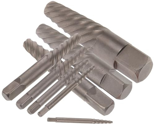 MAGICLULU Set Estrattore Viti Spanate e Bulloni Rotti, Piccolo Kit Estrattori per Riparazioni Idrauliche e Fai da Te, Strumenti per Rimuovi Viti e Bulloni Danneggiati
