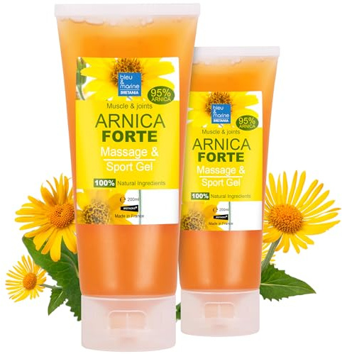 Gel d'Arnica Forte 95% Bio Hydratant, Revitalisant, Apaisant Sport, Articulations, Vergetures 2 x 200 ml