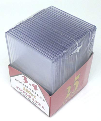 docsmagic.de 25 Toploader Extra Thick 100pt - 3 x 4 - Standard Size - 70 x 96
