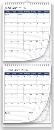 2024-2025 2-Month View Wall Calendar by StriveZen, Move-a-Page, Monthly, Foldable, Vertical, January 2024 to December 2025, 12x 28 Inches, Large, Minimalist, 24 Months