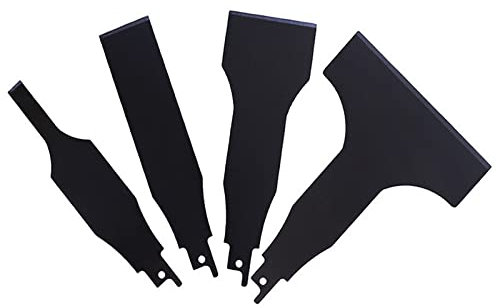 4Pcs Universal Reciprocating Saw Scraper Blade Accessories for Cleaning Metal Rust/Cement Floor/Welding Slag
