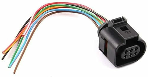 PA Products 6 Pin Throttle Body Connector Plug Socket Wiring Repair Loom 1J0973713 For VW Skoda