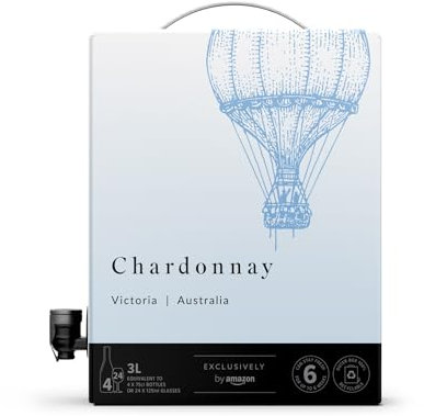 by Amazon Australischer Chardonnay, 3-Liter-Beutel in einer Box