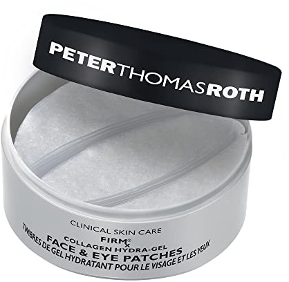Peter Thomas Roth FIRMx Collagen Hydra-Gel Face & Eye Patches – Kollagen Augenpads & Gesichts-Pads gegen Falten, Schwellungen, Augenringe, straffend, feuchtigkeitsspendend