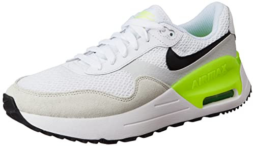 Nike W Air Max Systm, Scarpe da Corsa da Donna, Bianco Nero Platino Puro Volt, 4.5 UK (7 US)