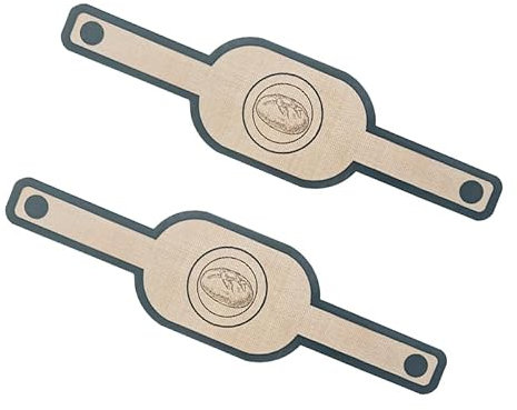 2 Stück Silikon Brotschlinge mit Langen Griffen, Antihaftbeschichtet und Hitzebeständig, wiederverwendbare Brotmatte für Sauerteigbrot,Werkzeuge zum Umfüllen von Teig