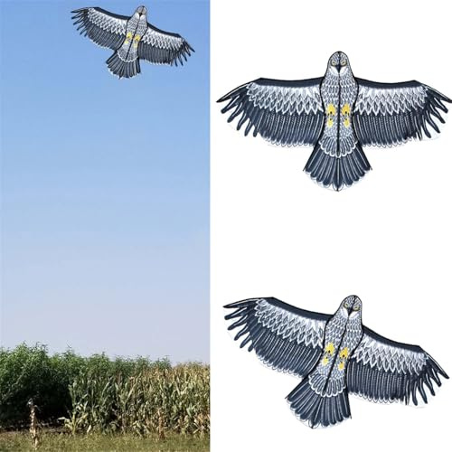 Vogelscheuche Vogelschreck Raubvogel-Drache Ersatz-Drache Raubvogel Vogelvertreiber Fliegender Adle-r Fliegender Adlerkite für Teleskop-Vogelscheuche