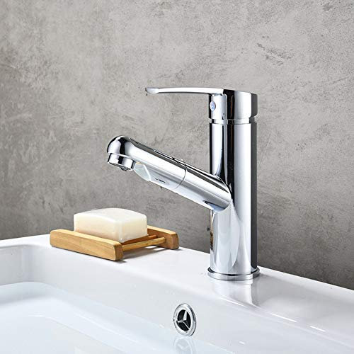 Badezimmer-Waschbeckenarmatur, Spültisch-Wasserhahn, bleifrei, Küchenarmatur, Küchenspüle, doppelter heißer und kalter Wasserhahn