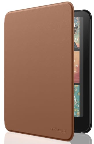 MoKo Hülle für 7 Kindle Paperwhite 12. Gen& Colorsoft, Braun | Leichte Schutzhülle，Auto Aktiv-/Ruhemodus, wasserdichte Schutzhülle,für Kindle Paperwhite 12.Gen& Kindle Colorsoft 1st 2024