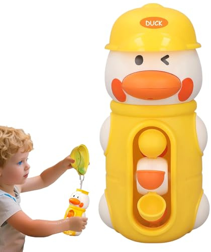 Hogvinnatil Giocattoli da vasca per bambini piccoli - anatroccoli da bagno con ruota d'acqua rotante - attività acquatiche con ruota rotante giochi sensoriali divertenti per bambini, ragazze e regali
