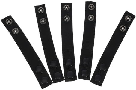 JUMPLAWN 5stücke Gürtelschnalle Mit Schnappverschluss Dienstgürtelhalter Aus Nylon Verstellbarer Schlüsselclip Für Arbeitsgürtel Für Polizeigürtelzubehör Und Outdoor-aktivitäten