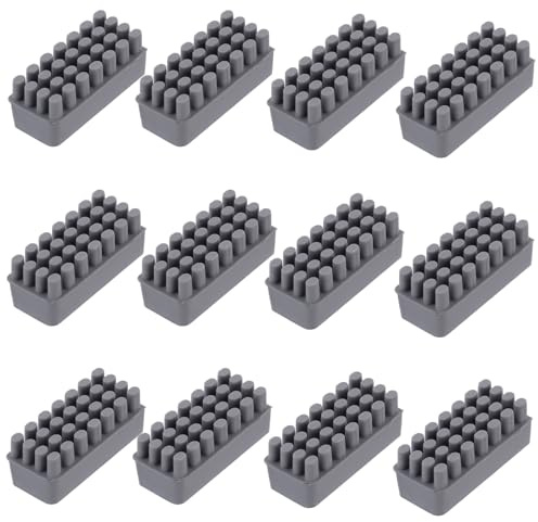 12 Stück Silikon Düsenbürste 3D Drucker, Hitzebeständig Düsenreinigungsbürste Kompatibel mit Bambu Lab P1P/P1S/X1/X1C/X1E 3D-Druckern