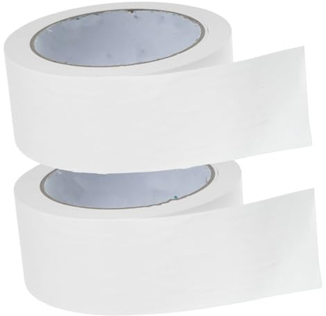 Angoily 2rouleaux Ruban Adhésif Papier Kraft Ruban Emballage Auto-adhésif Écrivable Haute Viscosité Pour Scellement Cartons Et Déménagements