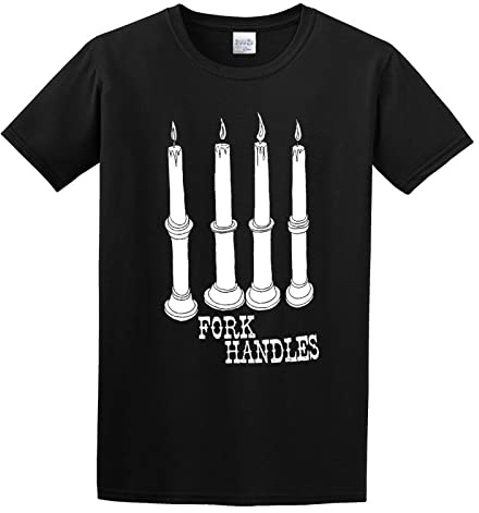 Fork Handles Inspired by The Two Ronnies Tv Comedy Sorry Dad's Army Fab! Men Simple Tshirt Black L