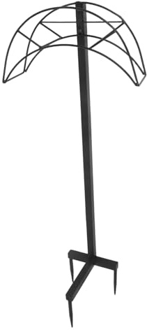 CAXUSD Soporte de Manguera de Jardín Desmontable Soporte Metálico Resistente para Almacenamiento de Mangueras Organizador Portátil para Exteriores