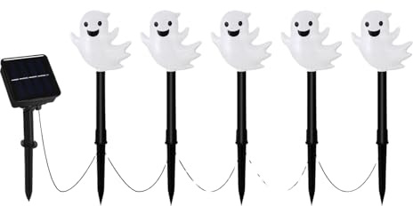 Luci Di Del Giardino Di Halloween, Resistenti Alle Intemperie, 1 Set, Decorazione A LED All'aperto, Illuminazione Percorso Spettrale, Valutazione Impermeabile, Per Prato, Cimitero, Passerella