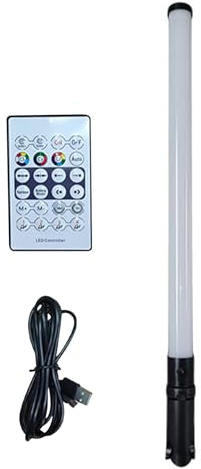 Barra luminosa a LED RGB, microfono RGB lampada per atmosfera, luce d'atmosfera moderna, per camera da, soggiorno, feste, festival, riunioni, retroilluminazione