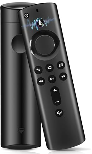 Telecomando vocale di ricambio (3 Gen) compatibile con Smart TV, con Bluetooth e 4 chiavi di abbreviazione