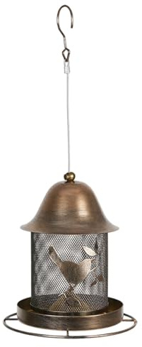 Tktouci para Aves de Metal,Plato de Alimentación | Dispensador de Comida para Pájaros - para Jardín, Patio, Porche o Balcón. para Toda la Familia, Abuelos Incluidos
