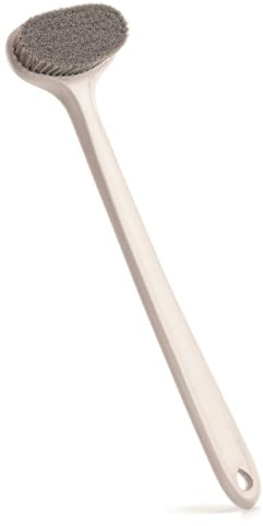 surlees Back Scrubber for Shower, Bath and Body Brush for Elderly, Men and Women, 15 Inch / 38 CM (White, Soft-6)