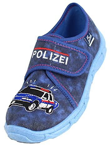 Beck Jungen Polizei-3019Niedrige Hausschuhe