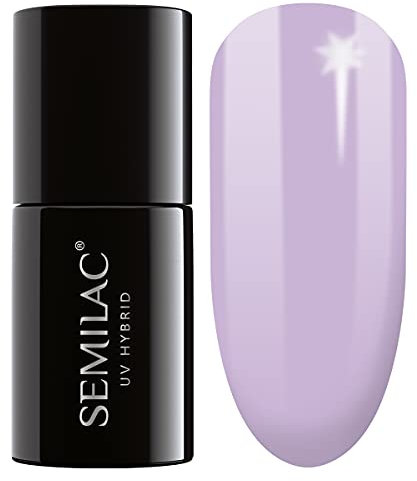 Semilac Extend - Smalto UV LED 5 in 1, 811 Pastel Lavender, 7 ml, innovativo e dal colore intenso (viola)