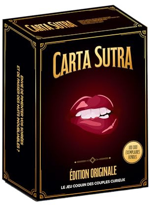 CARTA SUTRA - Jeu Couple - Jeux de société - Jeu de Carte – Cadeau Anniversaire Femme – Cadeau Homme - Cadeau Couple Original – Idée Cadeau Couple Saint Valentin 2025